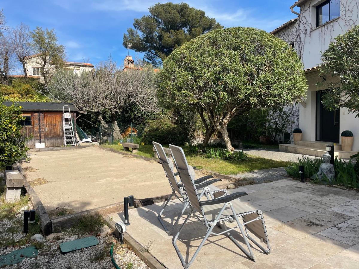 Sublime Haut De Villa Apercu Mer /Hippodrome / Cagnes-sur-Mer Exteriör bild